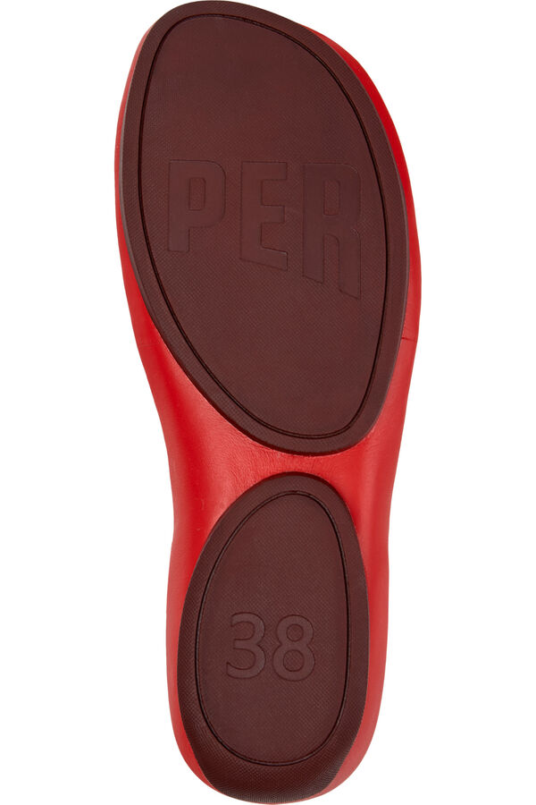 Camper Sand&aacute;lias de pele para mulher Vermelho