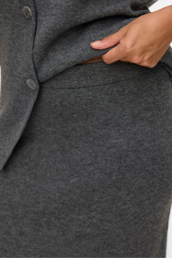 Vero Moda Curve Saia de malha 7/8 Cinzento
