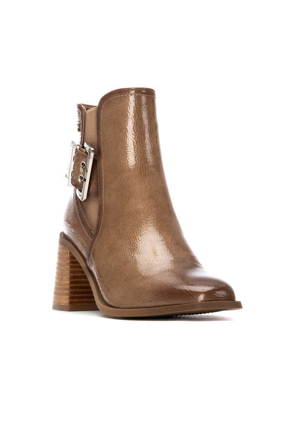 XTI Botins de salto estilo Chelsea Castanho