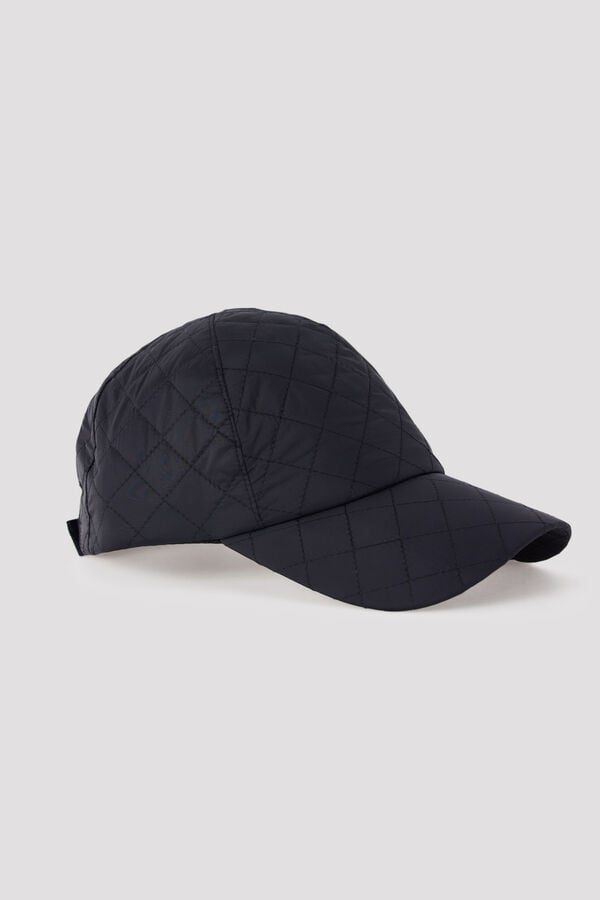 Cortefiel Puffer beanie Black