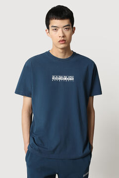 Cortefiel Napapijri S-BOX SS short-sleeved T-shirt Blue