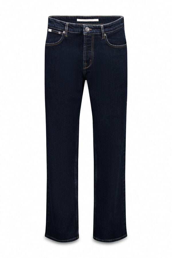 OOTO Pantalón vaquero straight fit Azul marino