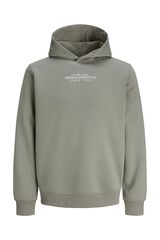 Jack & Jones Regular cotton sweatshirt Kaki