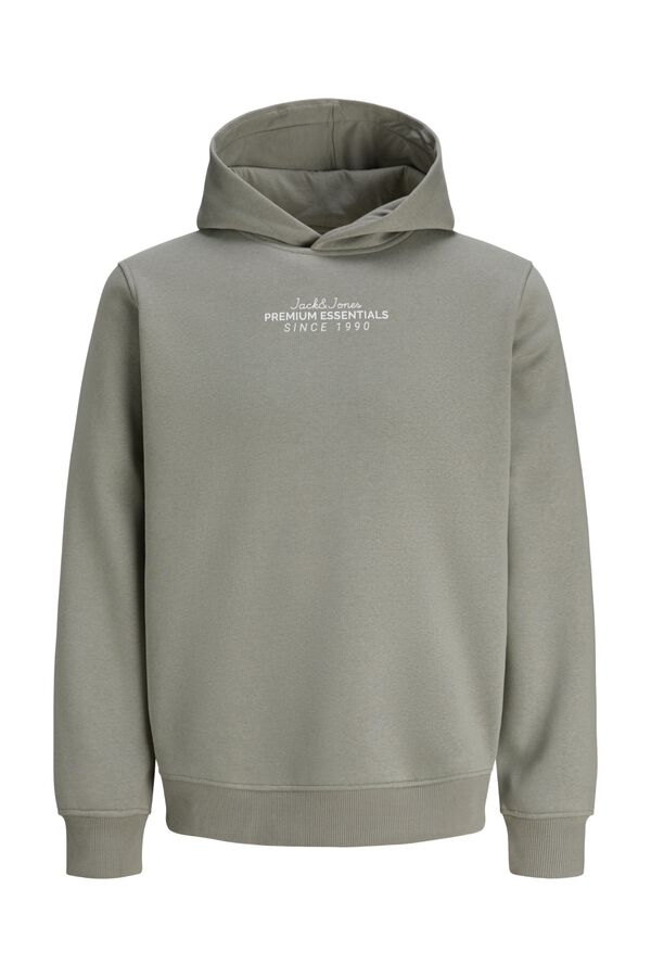 Jack & Jones Regular cotton sweatshirt Kaki
