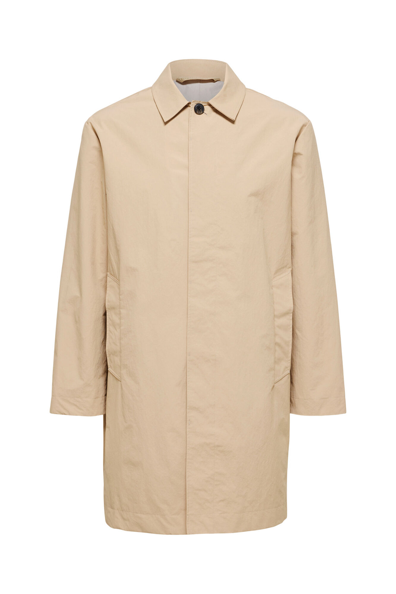Waterproof organic cotton trench coat Men s coats Cortefiel