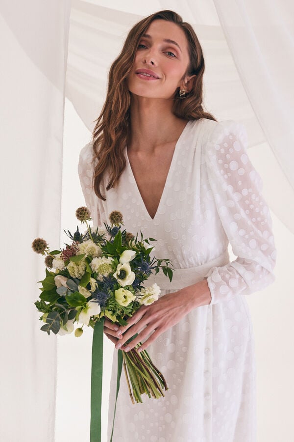 Pol&iacute;n Et Moi Amaia wedding dress White