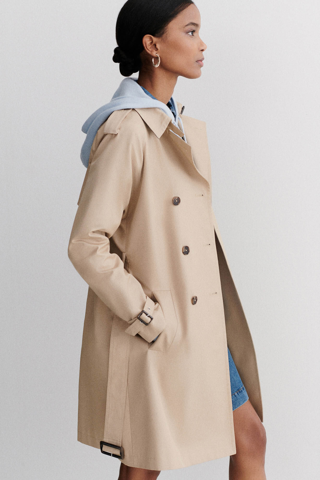 Cortefiel sales trench coat