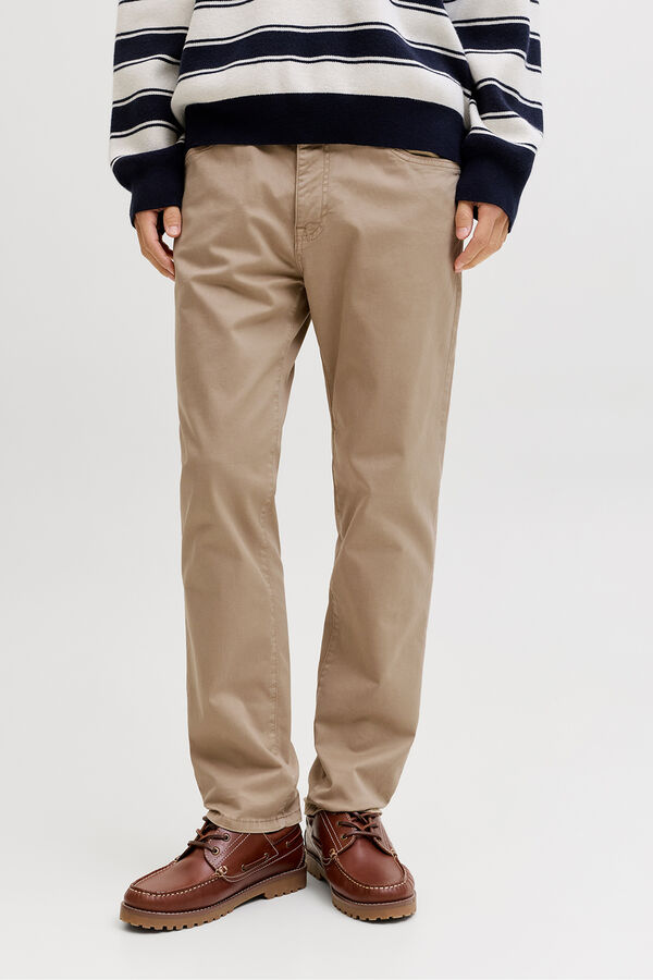 Jack & Jones Cal&ccedil;as b&aacute;sicas regulares Tostado