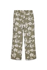 Vero Moda Printed long trousers Green