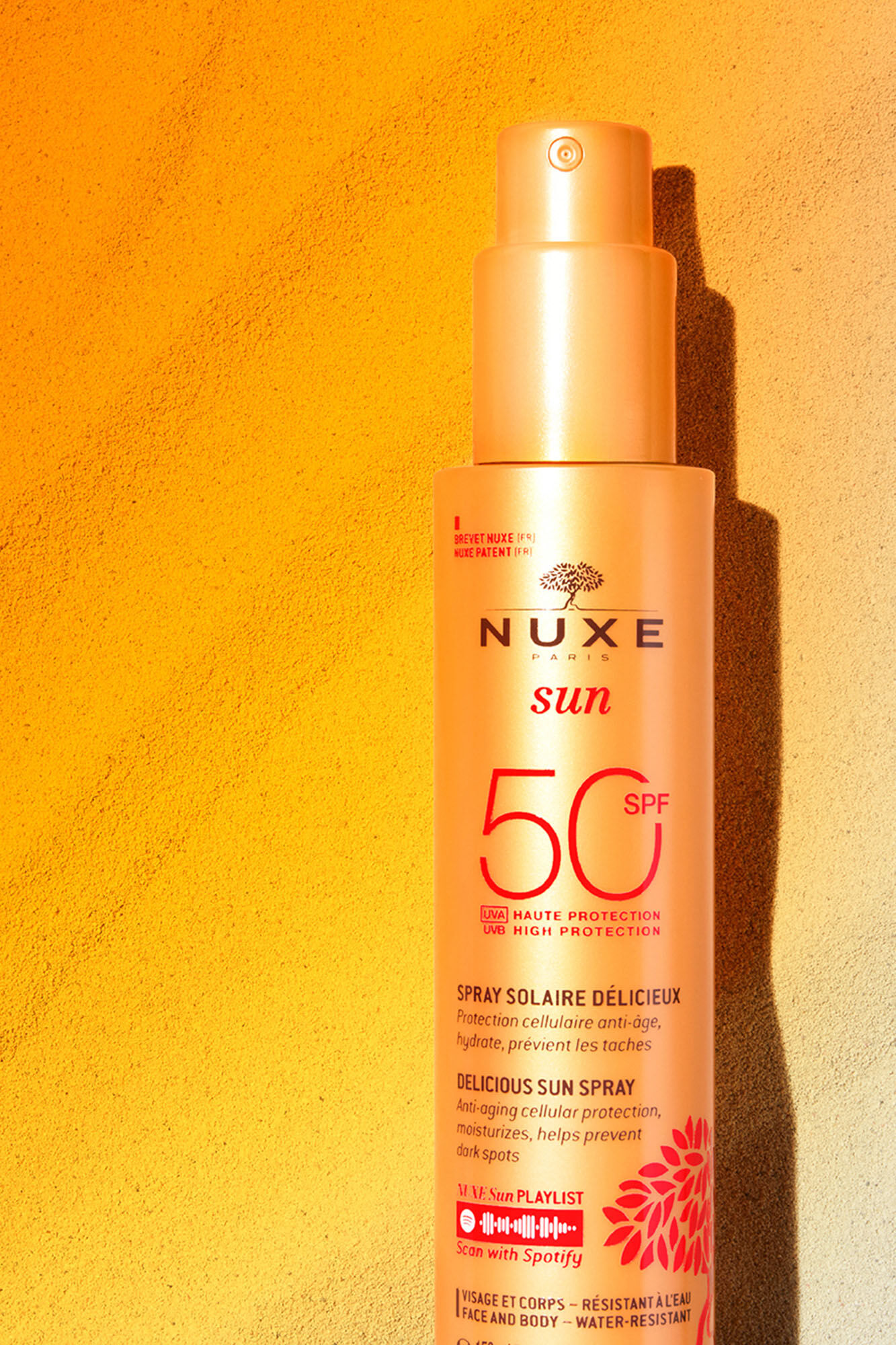 Nuxe Silky summer routine