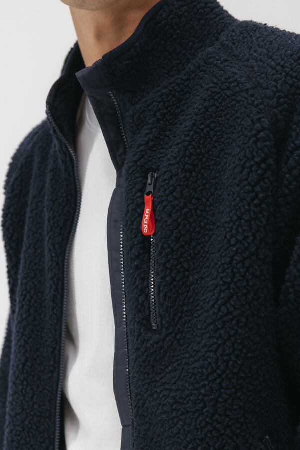 elPulpo Blusão de forro polar Vancouver Azul