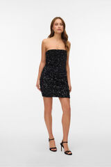 Vero Moda Saia curta de lantejoulas  Cinzento