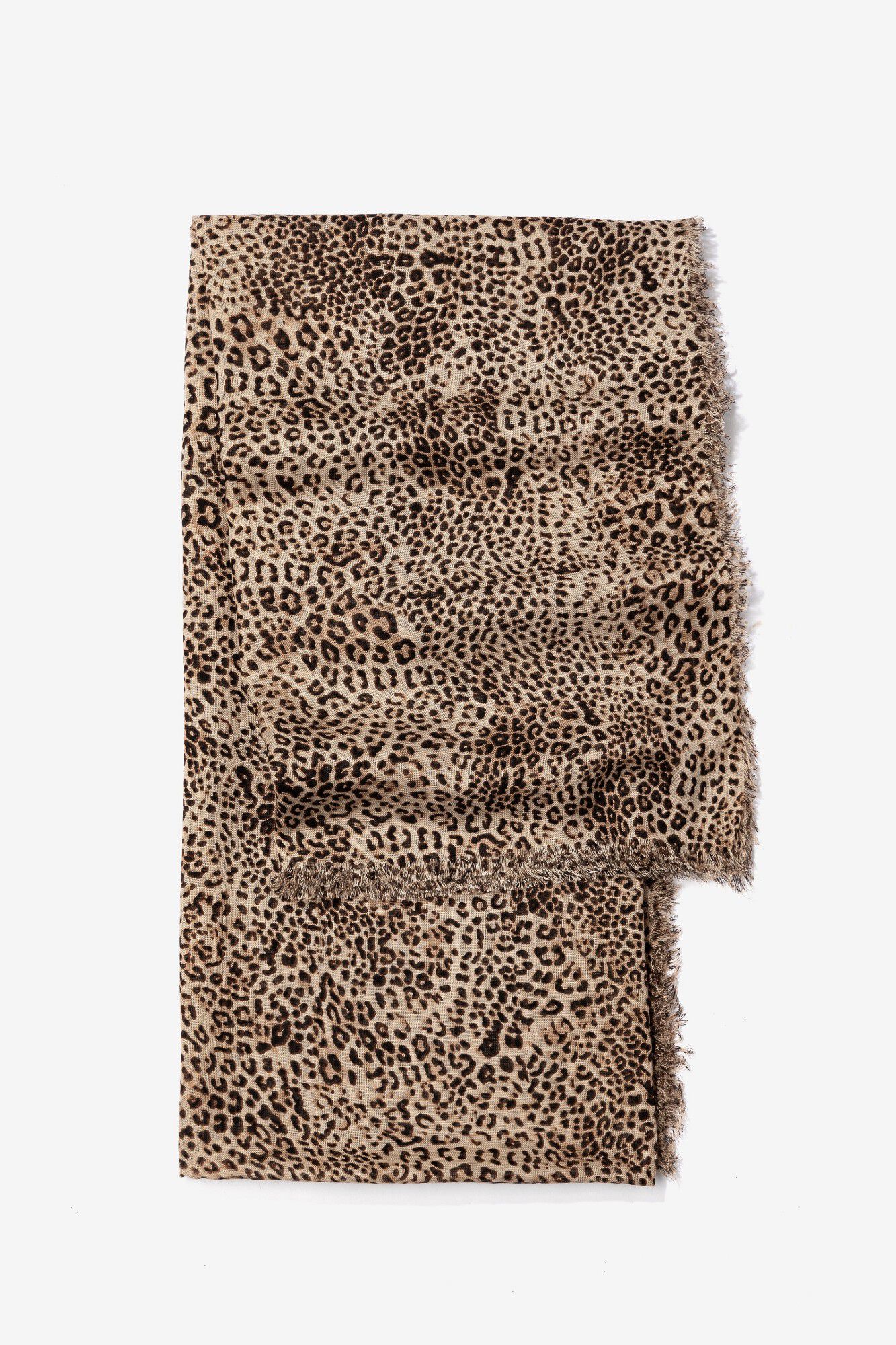 Vilanova Len&ccedil;o estampado animal print