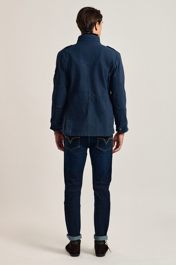 Valecuatro Valecuatro navy blue safari jacket Navy