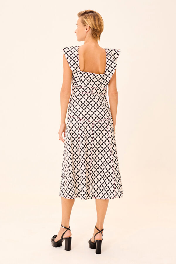 Dolores Promesas Vestido Midi Lua Castanho
