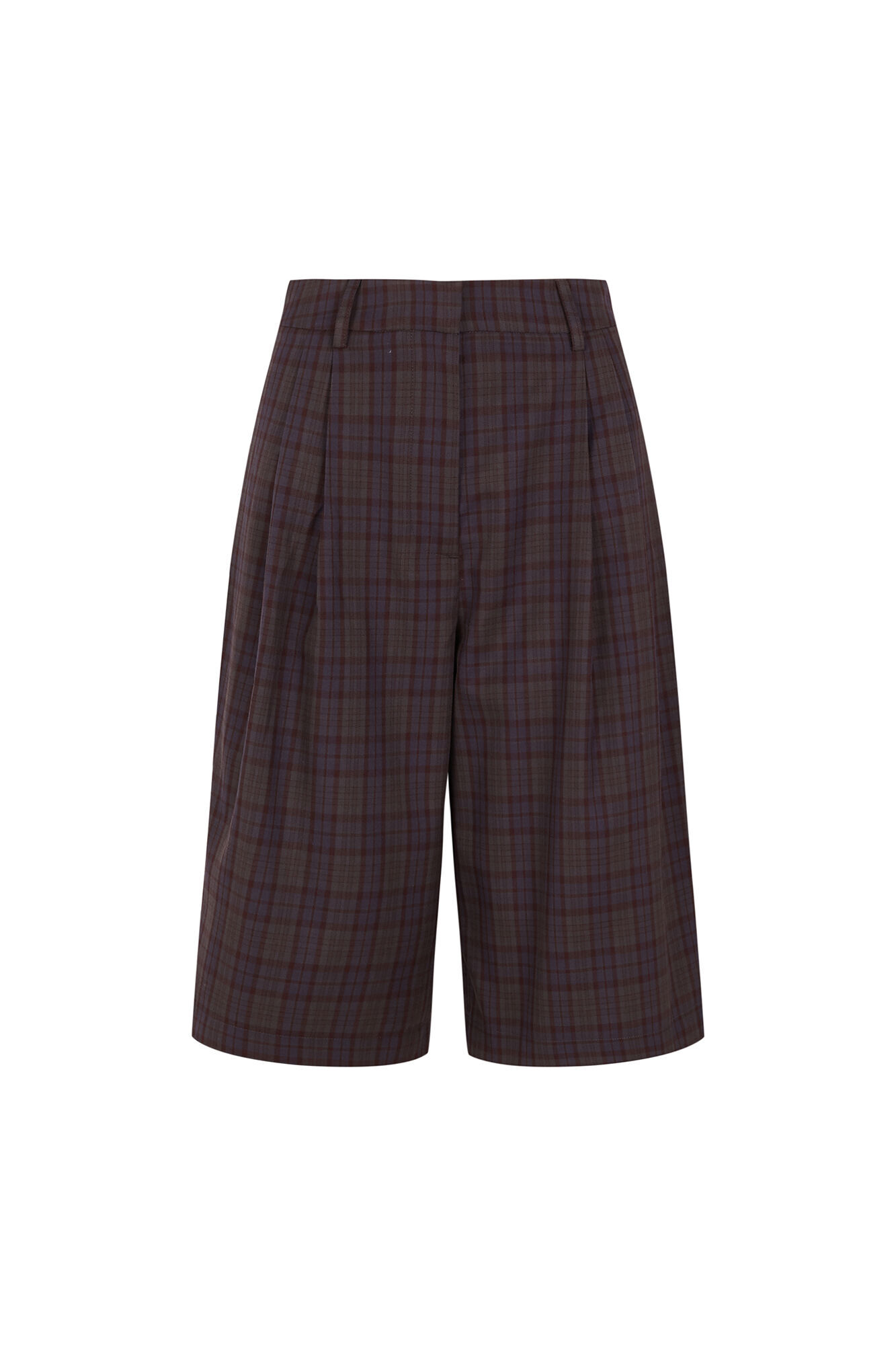 Slowlove Plaid Bermuda shorts