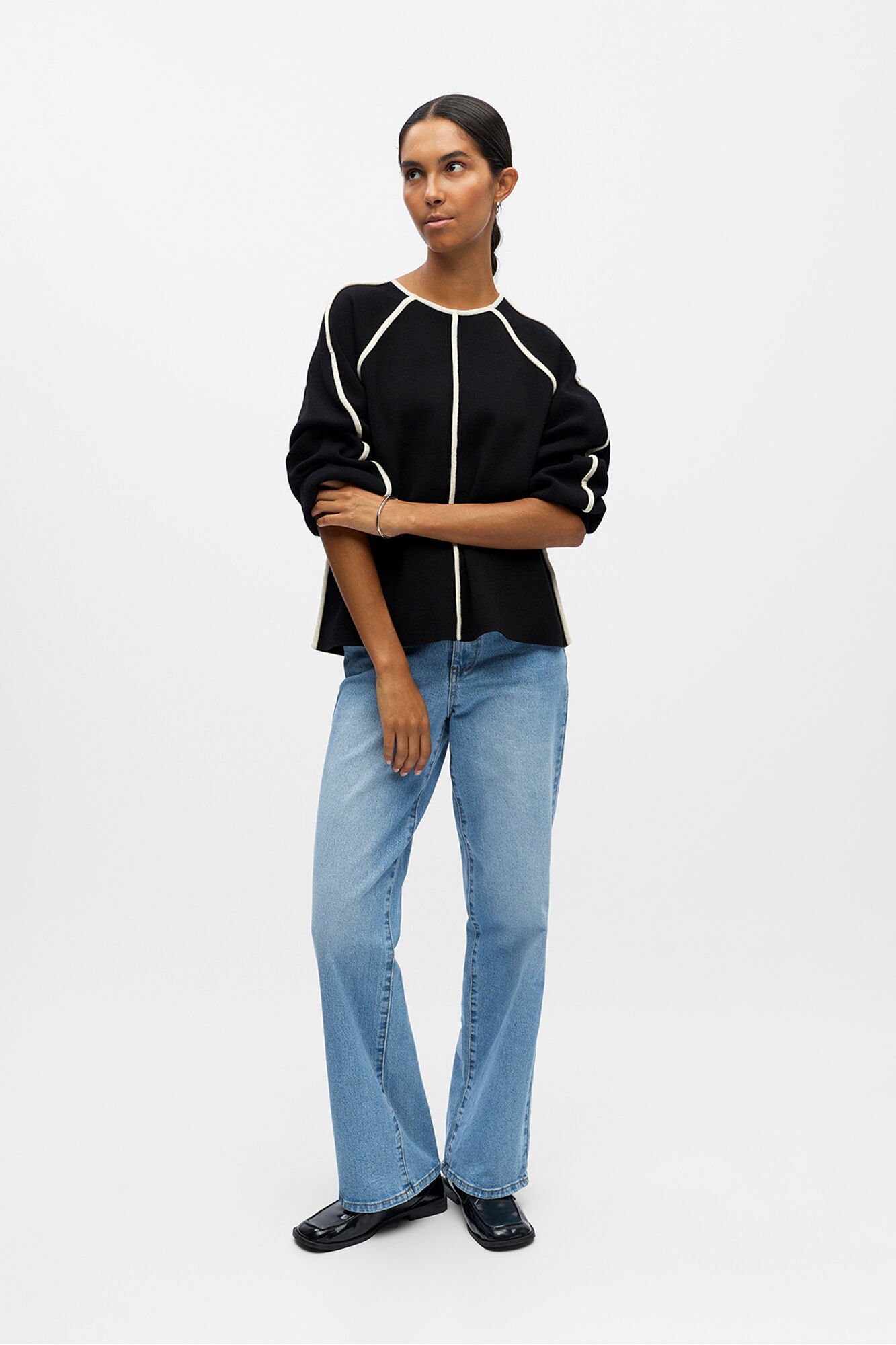 Object Jersey ribete contraste