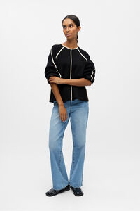 Object Camisola com acabamento contrastante