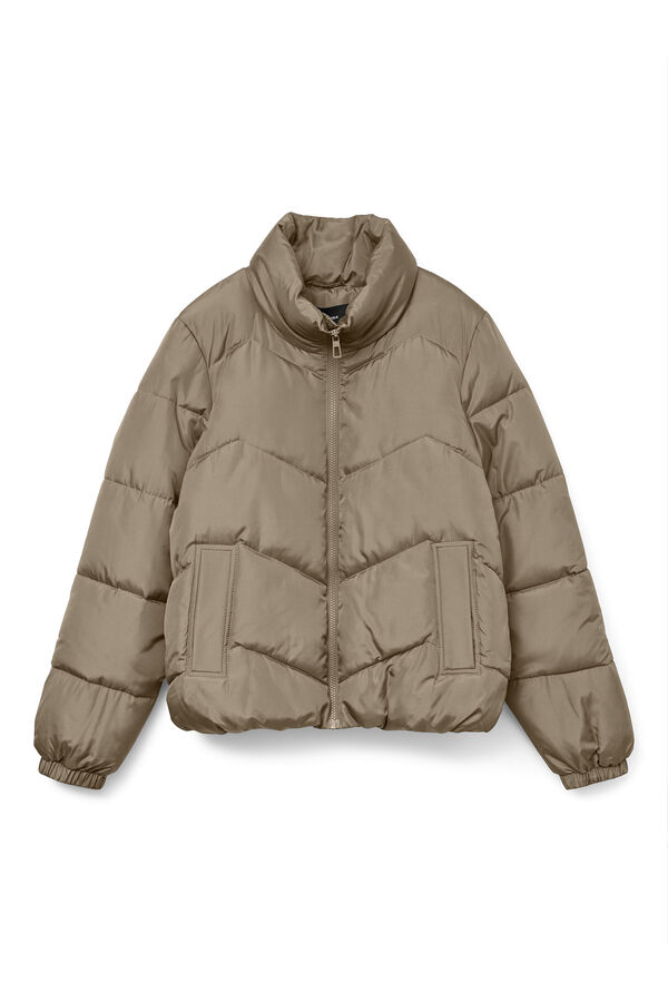 Vero Moda Casaco acolchoada feminina Castanho