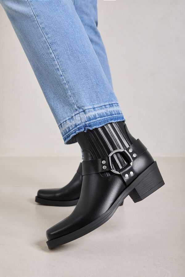 Bryan Stepwise Botas biker Lizo Old Preto