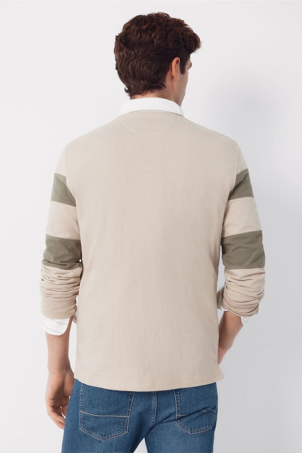 Cortefiel Polo rugby  Tostado