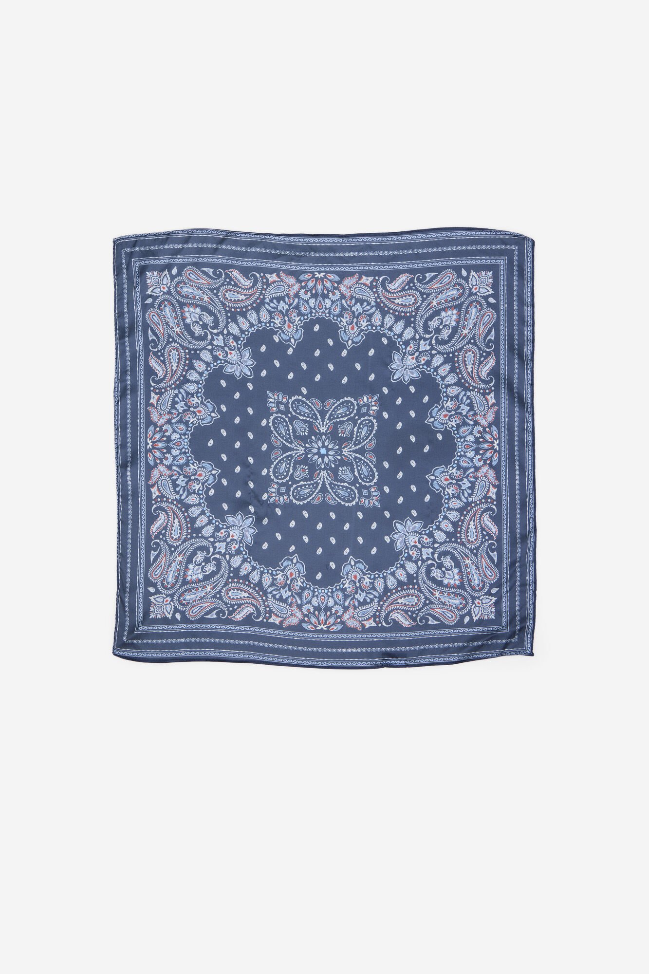 Cortefiel Satin paisley bandana