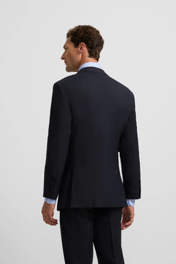 Silbon Blazer de fato natural stretch Azul