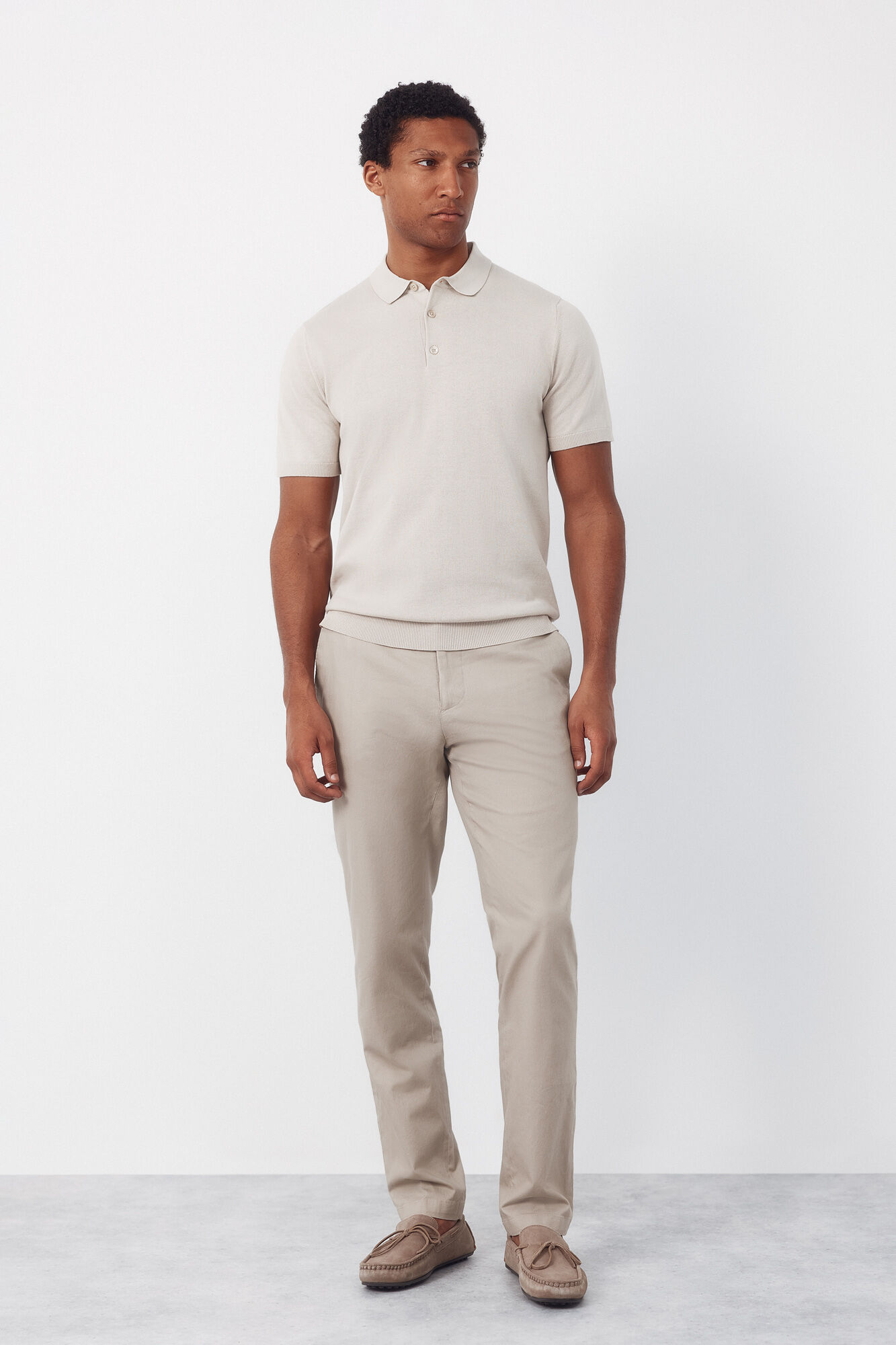 Cortefiel Basic short sleeve polo shirt