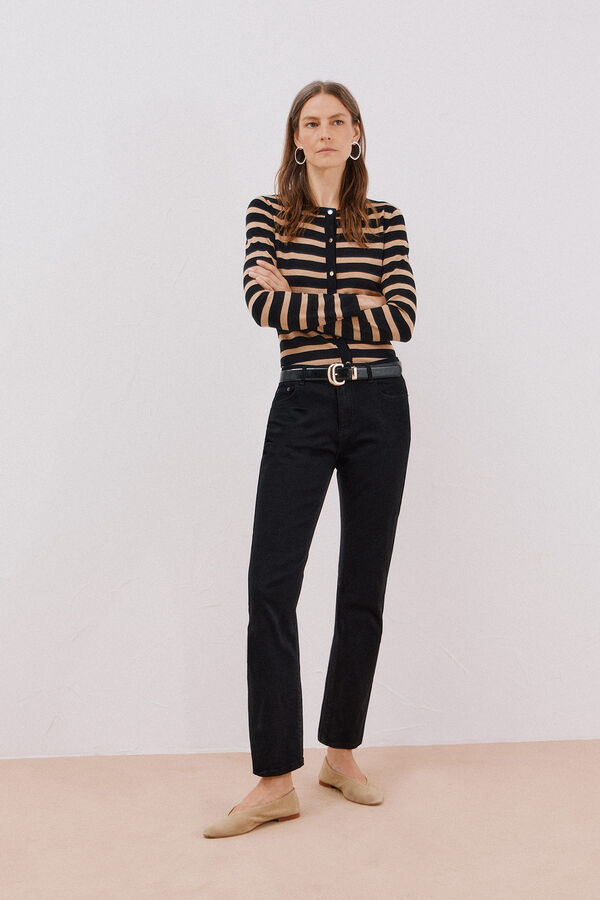 Cortefiel Straight jeans  Black
