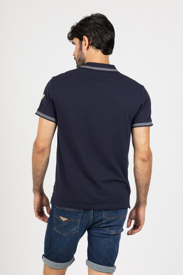 Privata Short sleeve polo shirt Navy