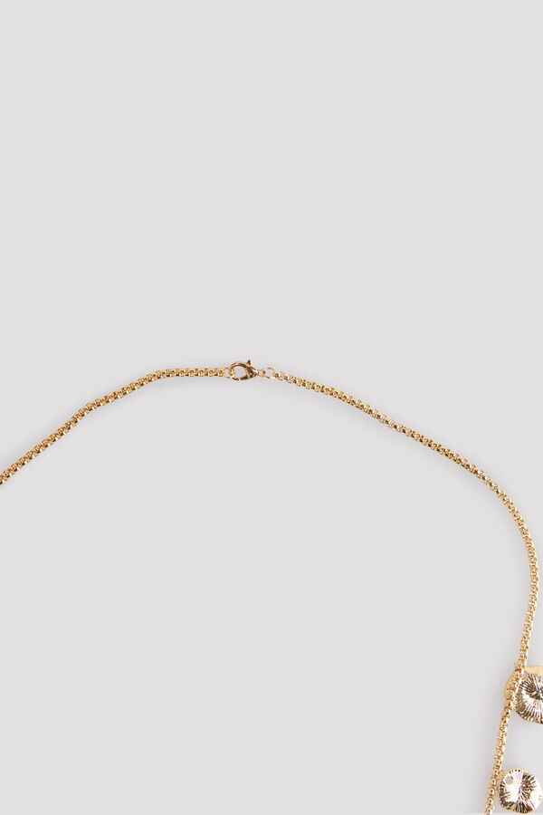 Cortefiel Collar largo monedas Dorado