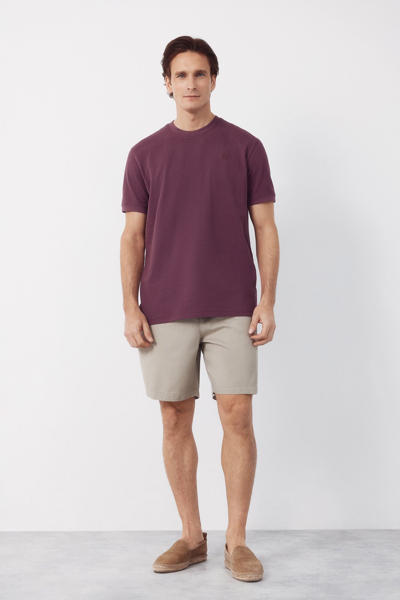 Cortefiel Piqu&eacute; basic T-shirt