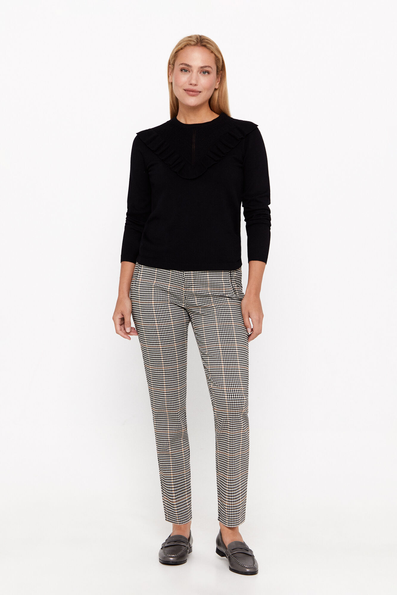 Pantalones cuadros mujer cortefiel hotsell