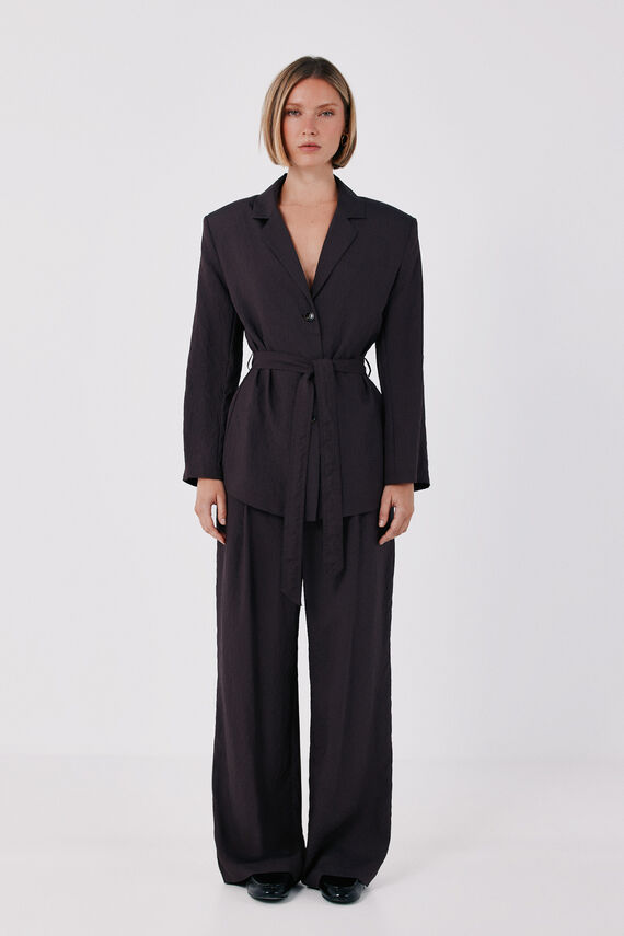 Blazer de raya diplomática