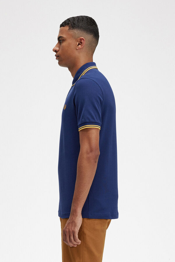 Cortefiel Twin Tipped Fred Perry Shirt Azul