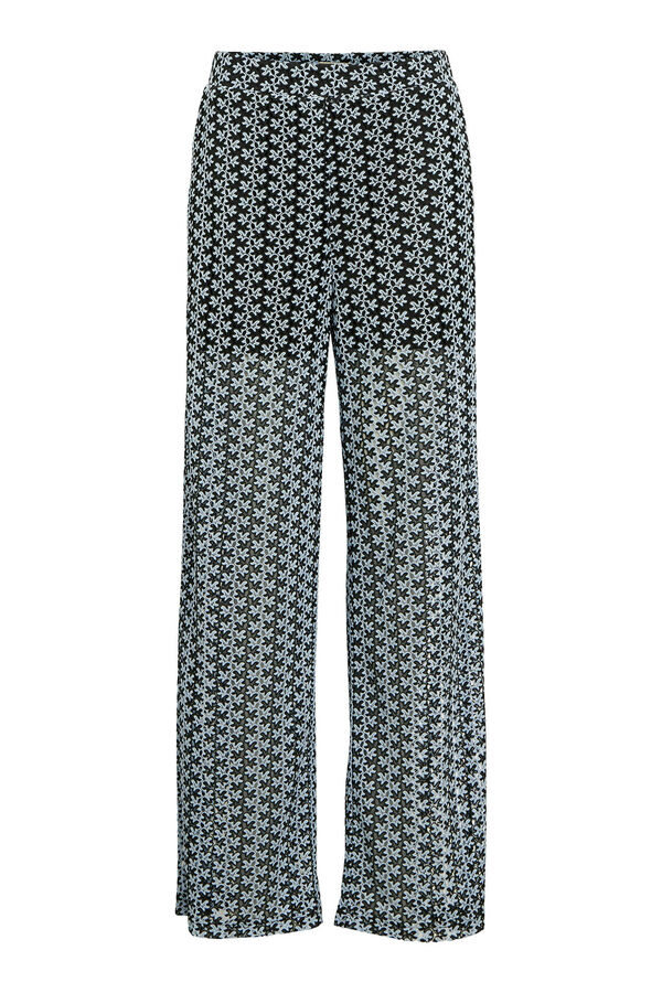 Object Calças de malha de crochet Preto