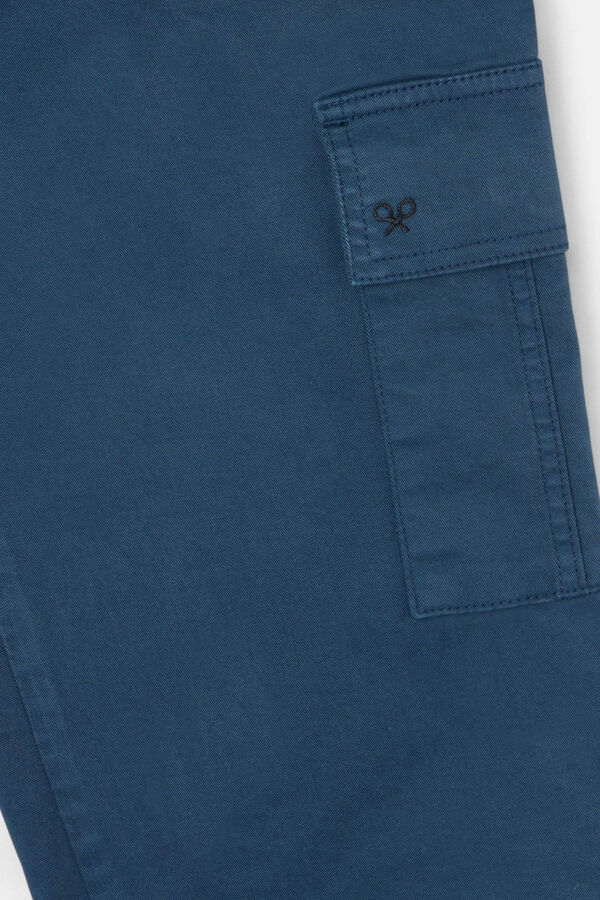 Silbon Calça cargo Azul