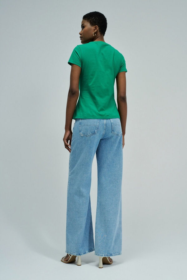 Salsa Jeans T-shirt de manga curta Verde