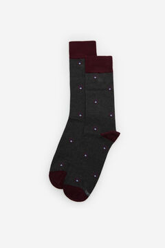 Cortefiel Micro design socks Dark gray