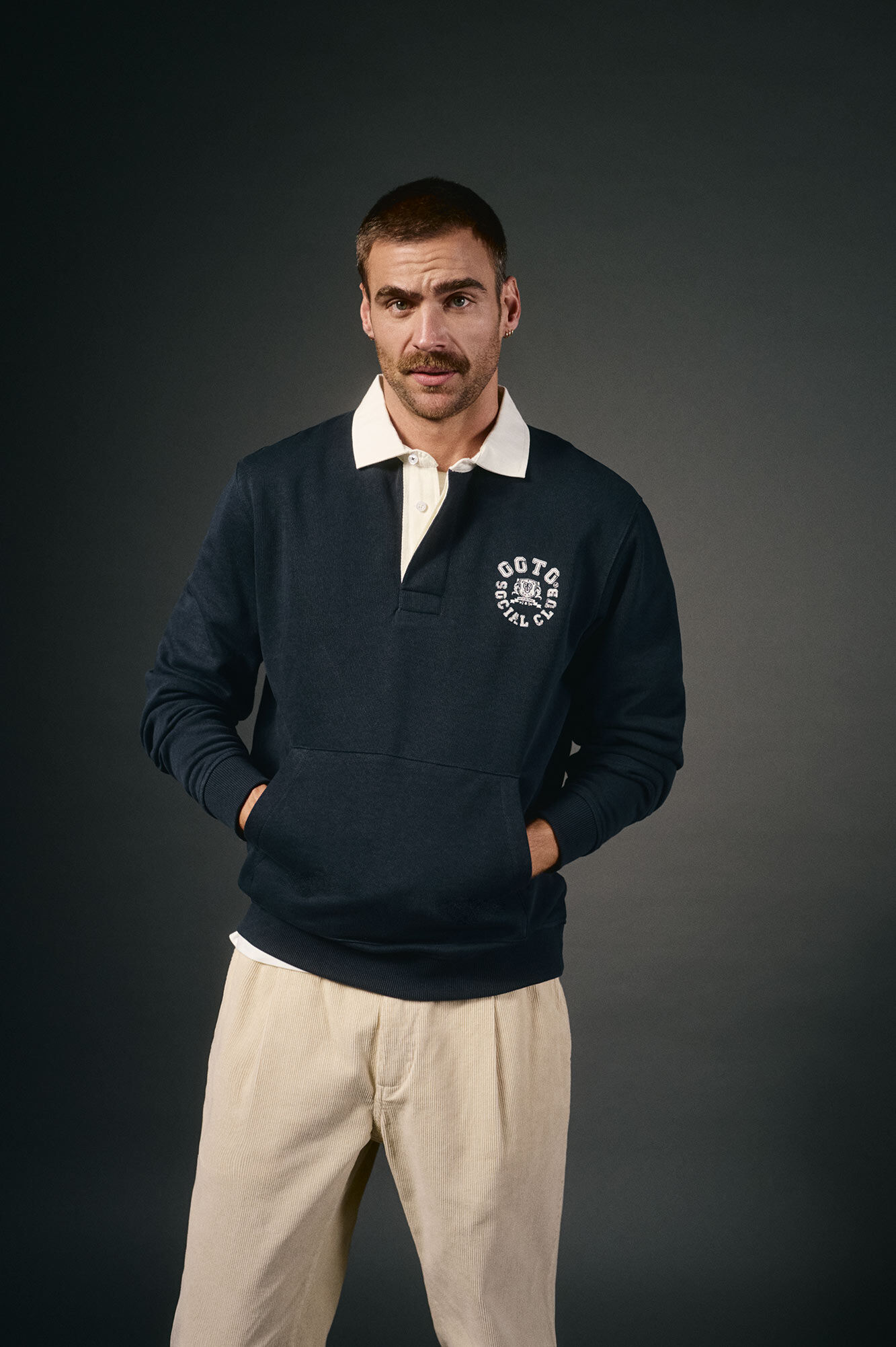 OOTO Polo de rugby de manga comprida