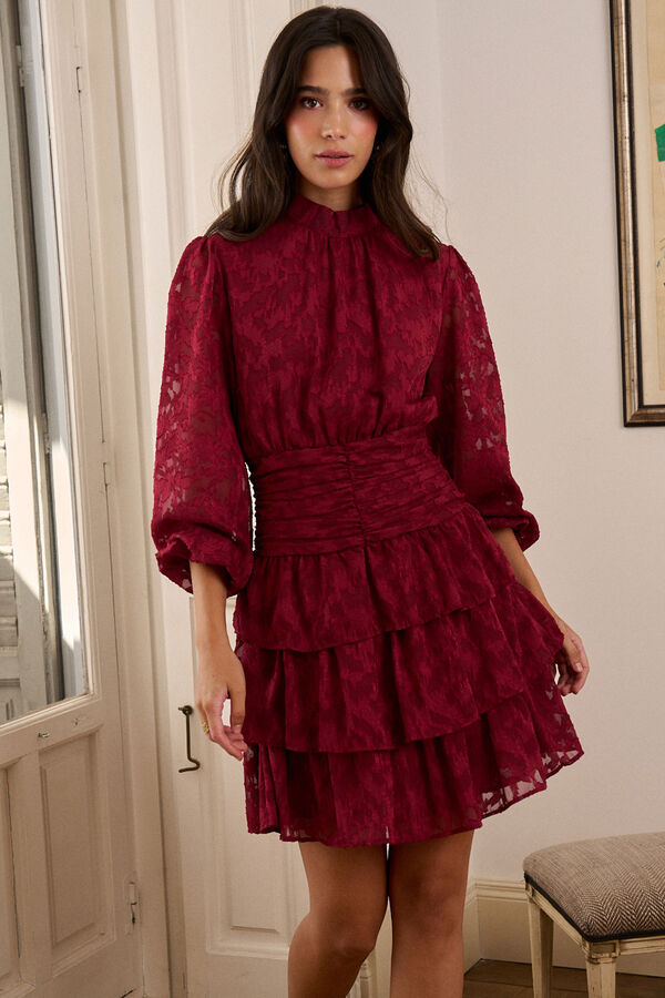 Polín Et Moi Vestido curto Ada Vermelho