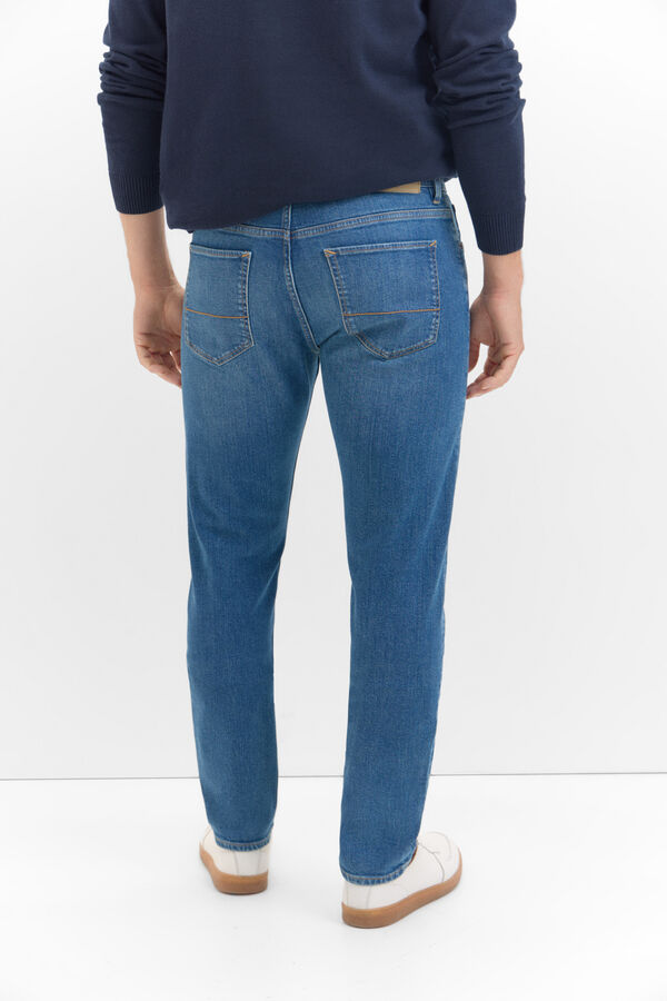 Cortefiel Jeans corte ajustado Azul