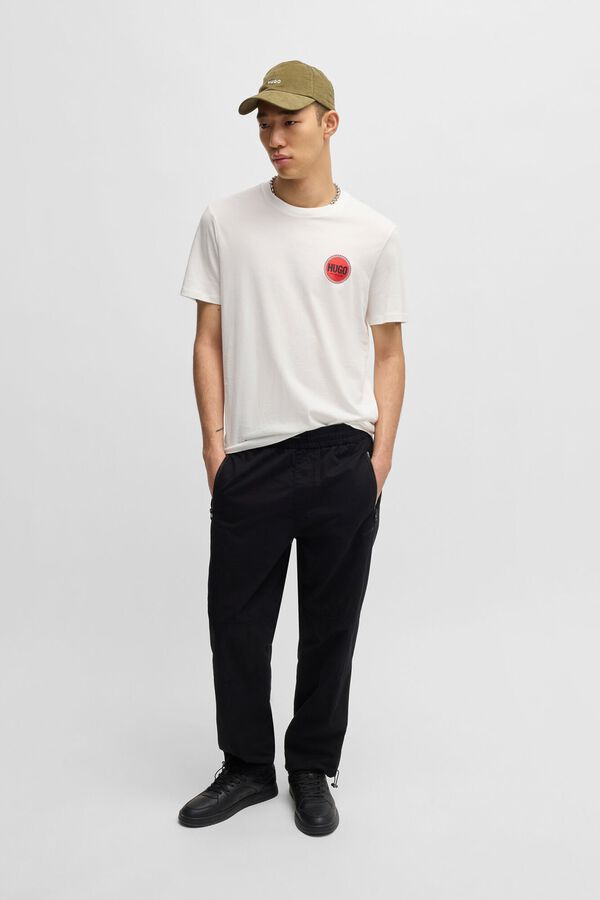HUGO T-shirt Ecru
