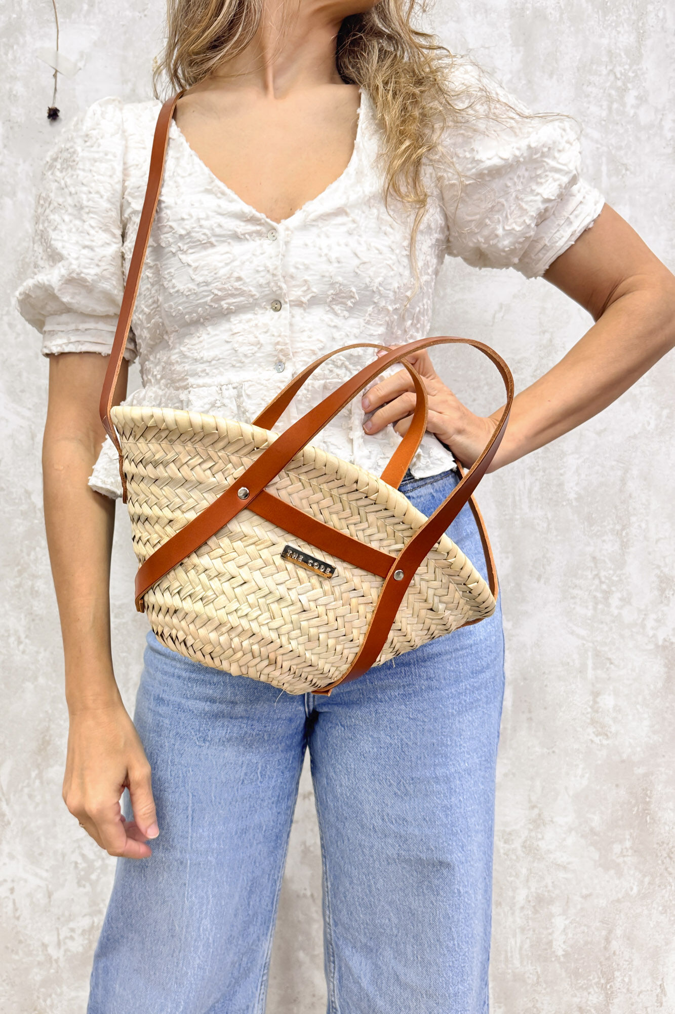 The Code Bolsa tote de pele Verona