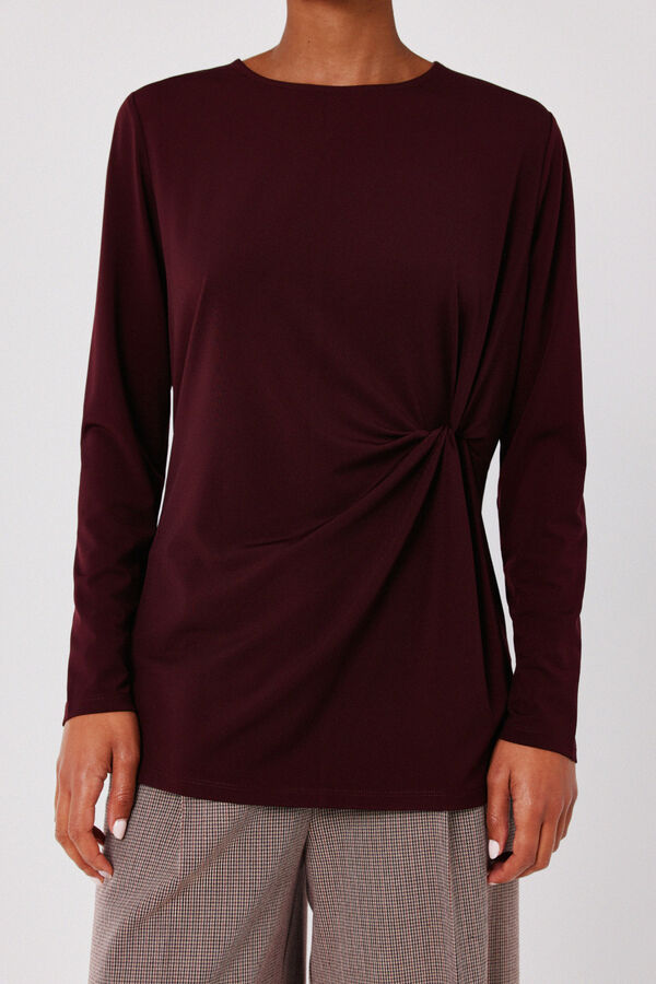 Cortefiel Knot top Orange
