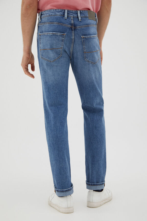 Cortefiel Regular fit jeans Blue