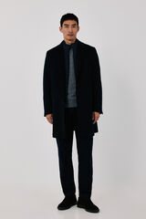 Cortefiel Coat removable lining Navy