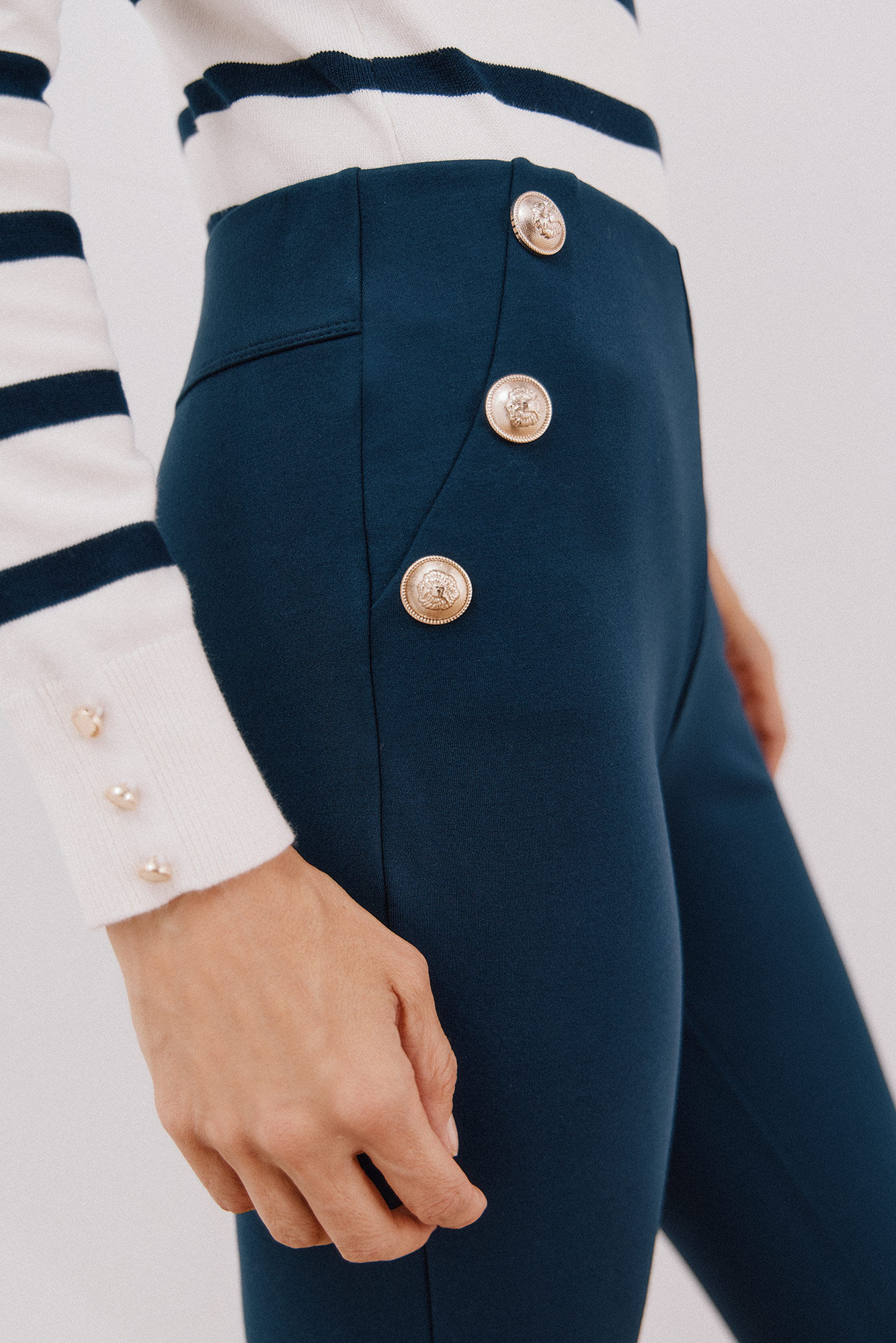 Cortefiel Women's jersey-knit leggings