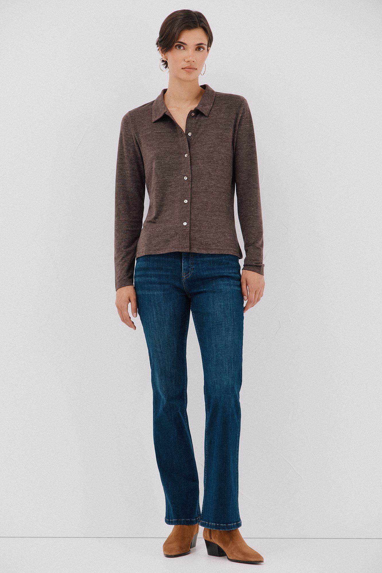 Cortefiel Elastic buttons shirt