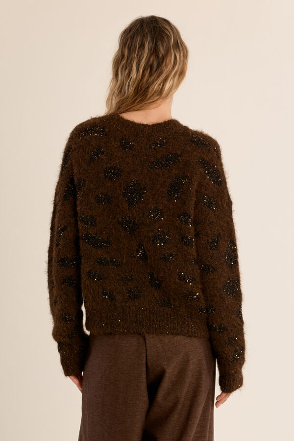 Molly Bracken Camisola com estampado Castanho